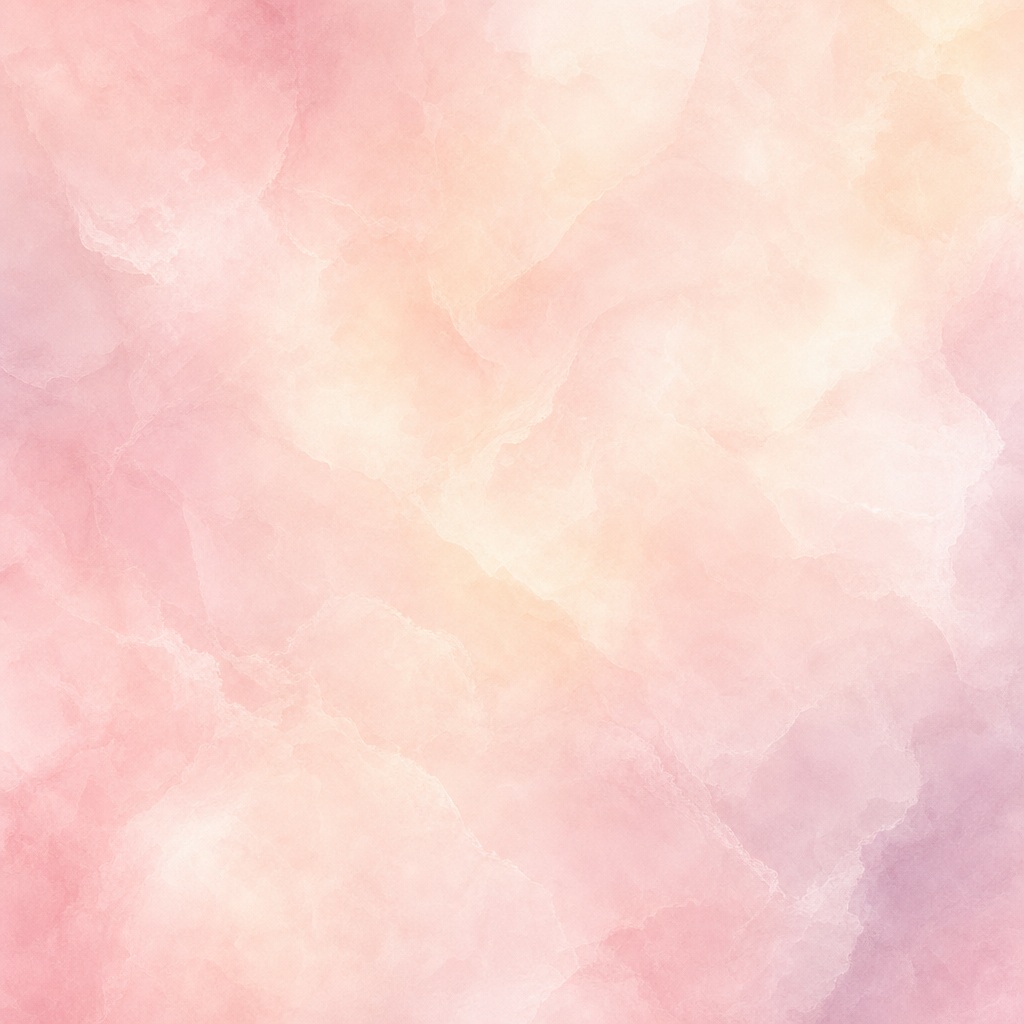 Soft pastel rose quartz gradient with cloudy abstract fog-like color transitions