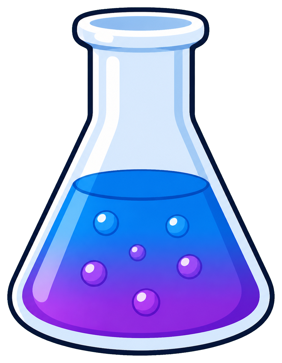 Preview for Science Beaker Blank Sticker