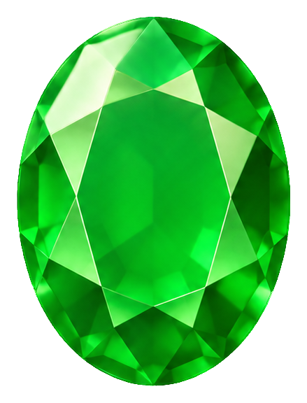 Preview for 3d Gem Treasures Emerald Oval