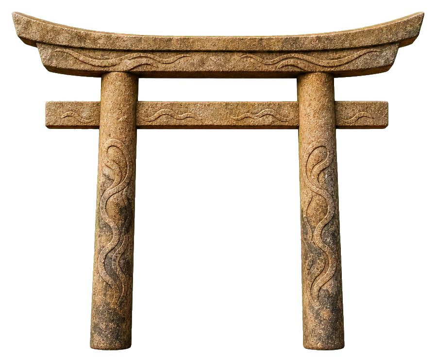 Preview for Sandstone Relief Torii Gate Sticker