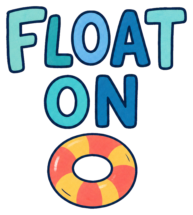 Preview for Float On Lake Sticker Graphic