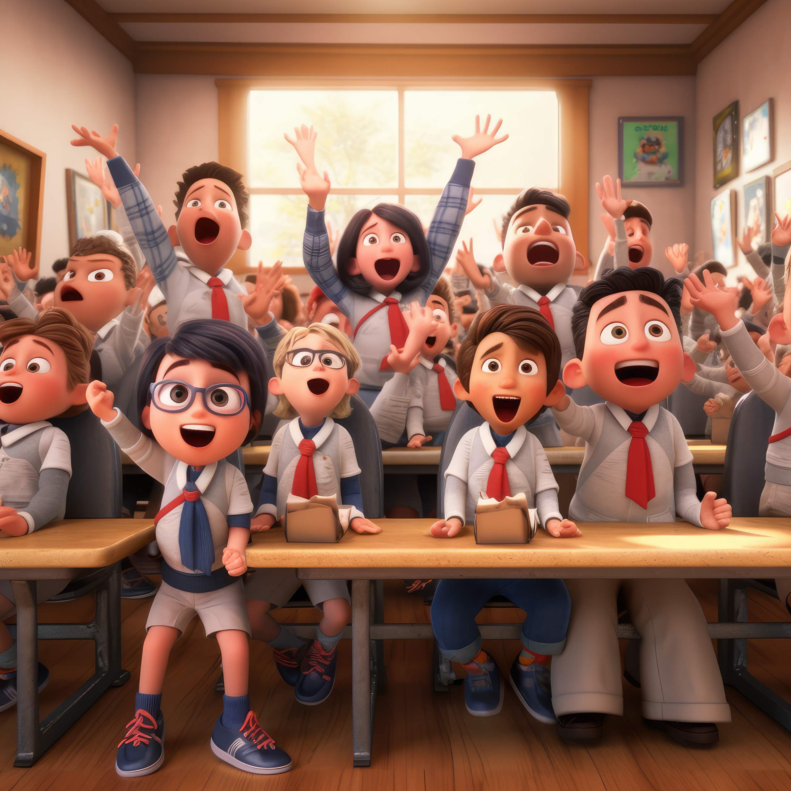 Preview for Happy-students-classroom-art-background-f1266