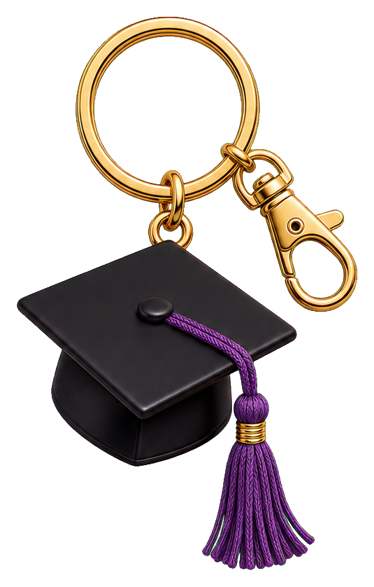 Preview for Graduation Keychain Sticker