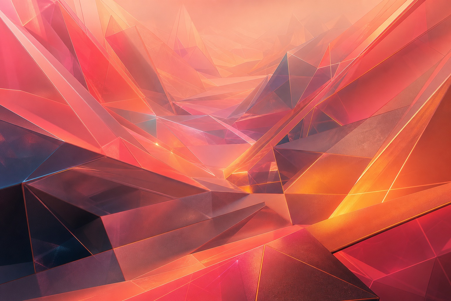 Preview for Coral Prism Valley Abstract Background