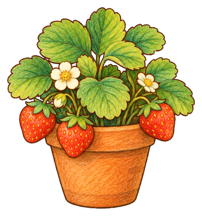 Preview for Potted Strawberry Plant