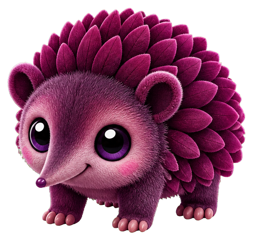 Preview for Mulberry Tenrec Cute Character Sticker