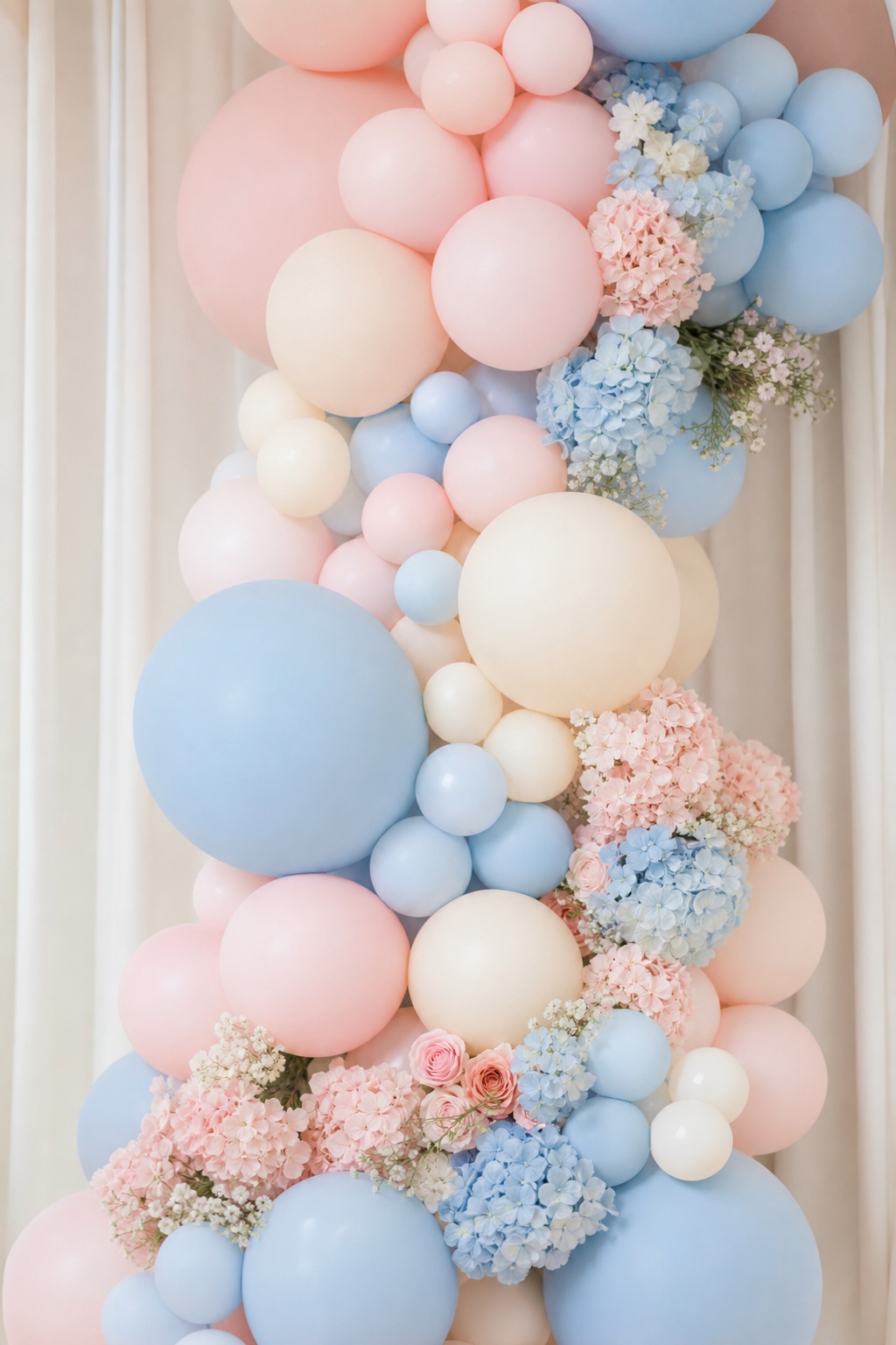 Preview for Vertical Balloon Garland Background