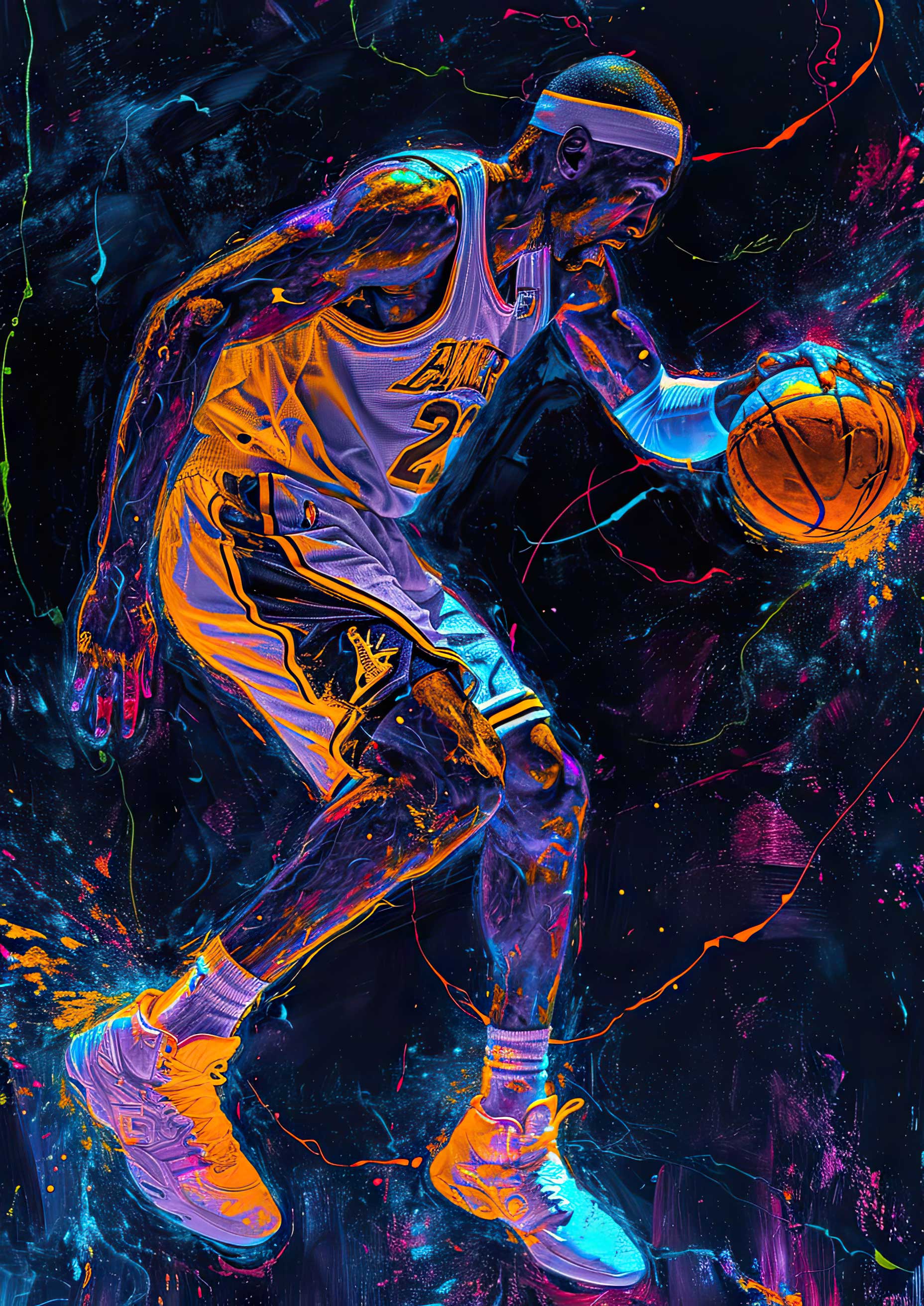 Preview for Neon-basketball-player-illustration-celebrities-background-c7a5f