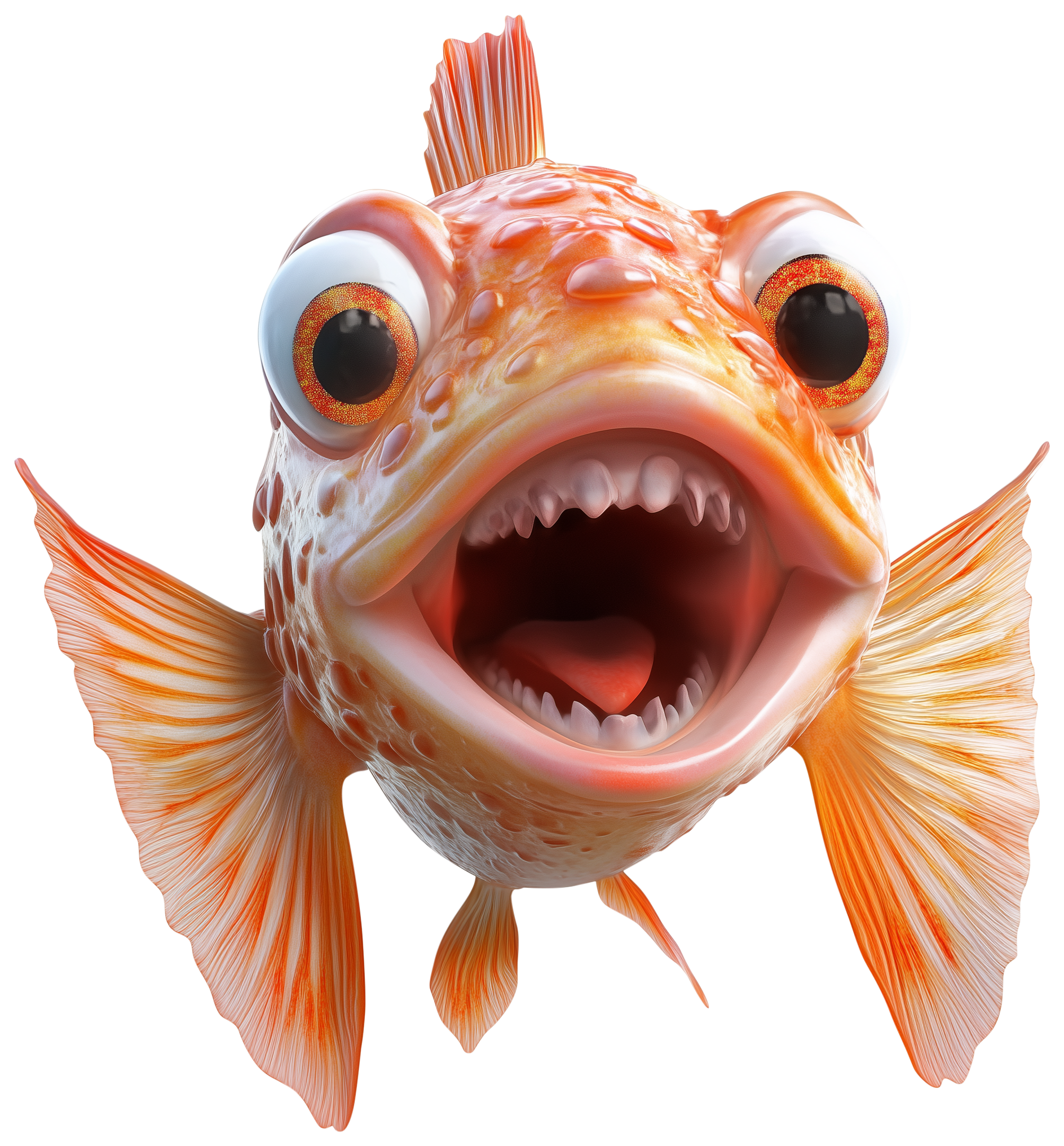 Preview for Cute Goldfish Emoji Sticker
