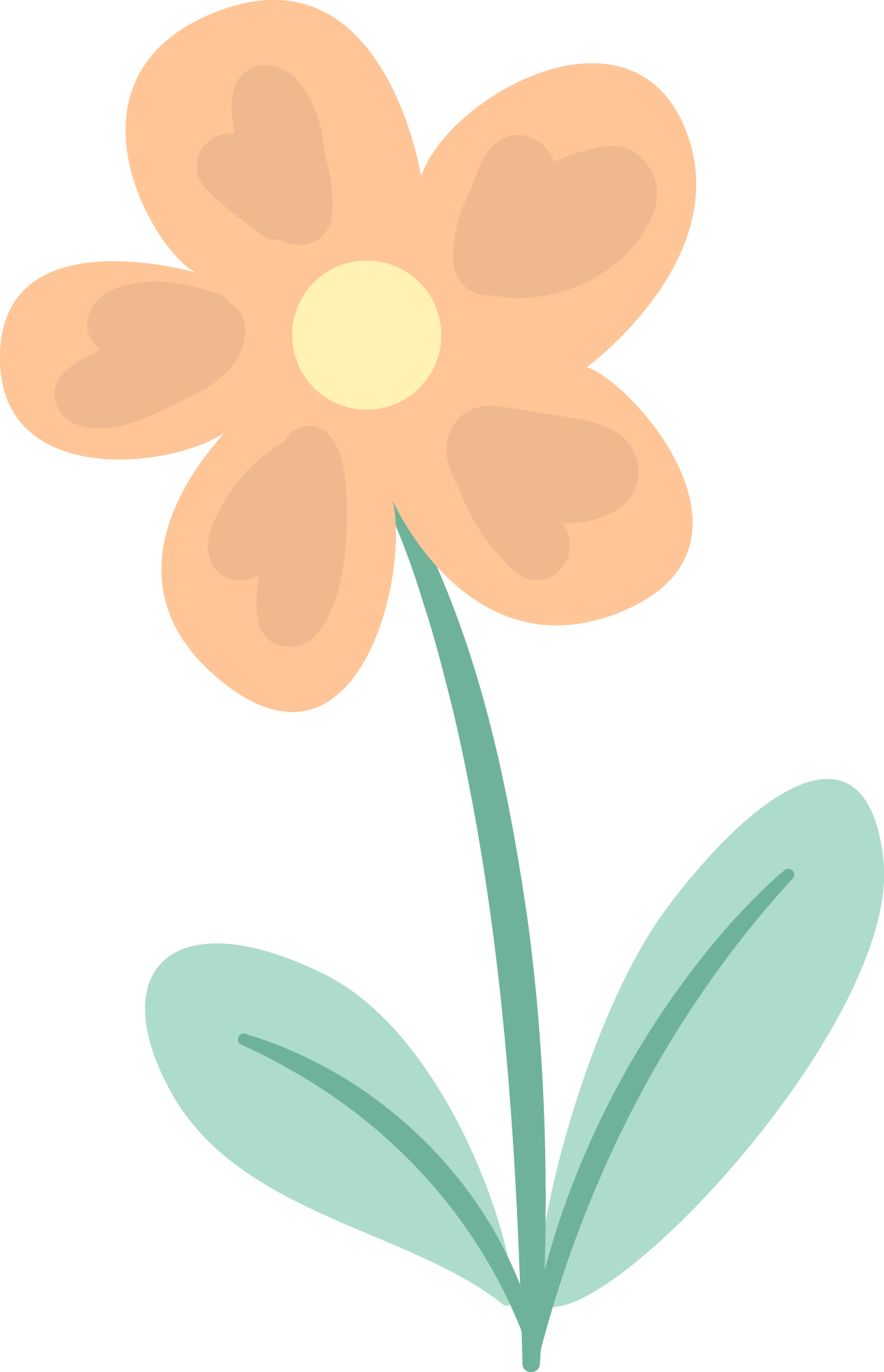 Preview for Simple-flower-illustration-spring-sticker-56872