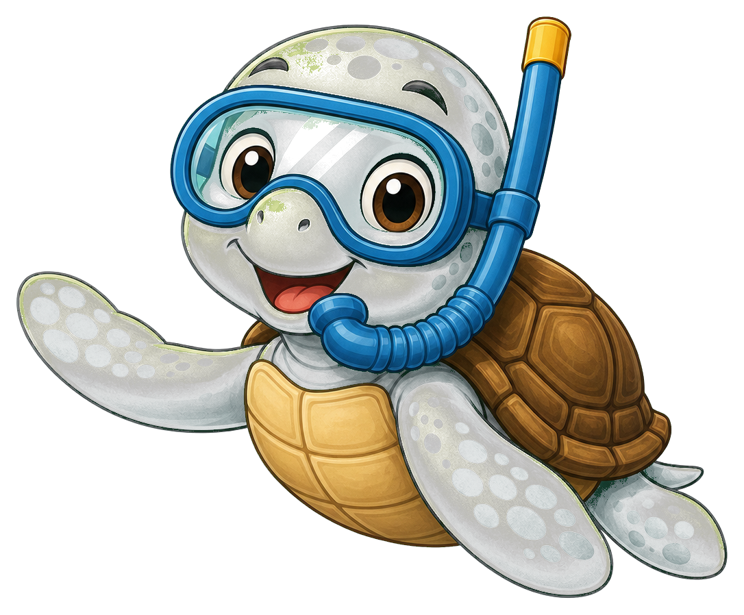 Preview for Snorkel Turtle Sticker