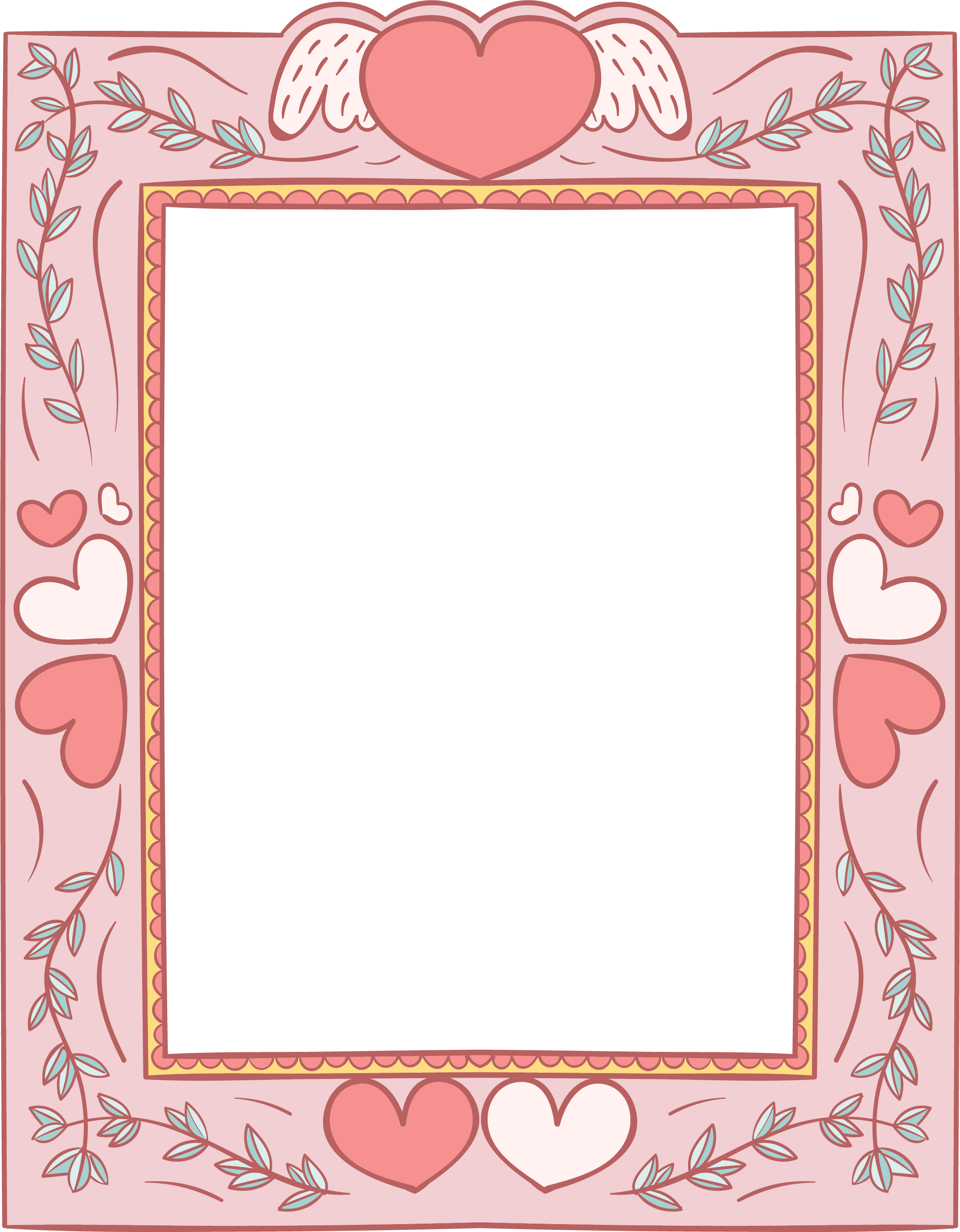 Preview for Valentines-day-frame-template-love-design-sticker-52db5