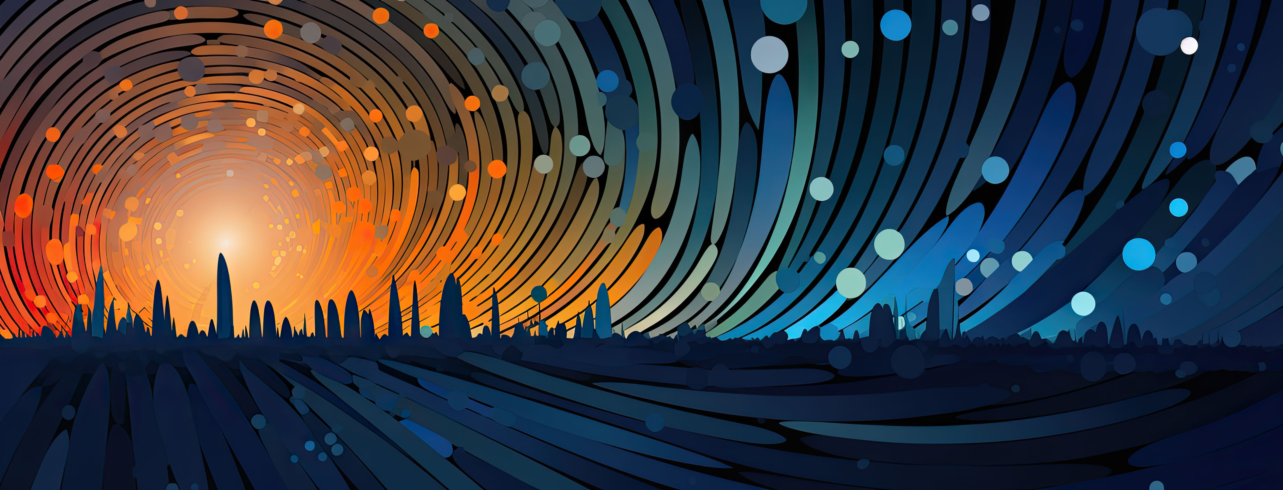 Preview for Futuristic-cityscape-digital-art-new-year-background-5f32b