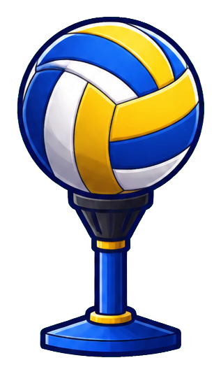 Preview for Volleyball On Tee Sticker