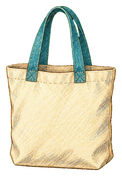 Preview for Pencil Cozy Wardrobe Canvas Tote