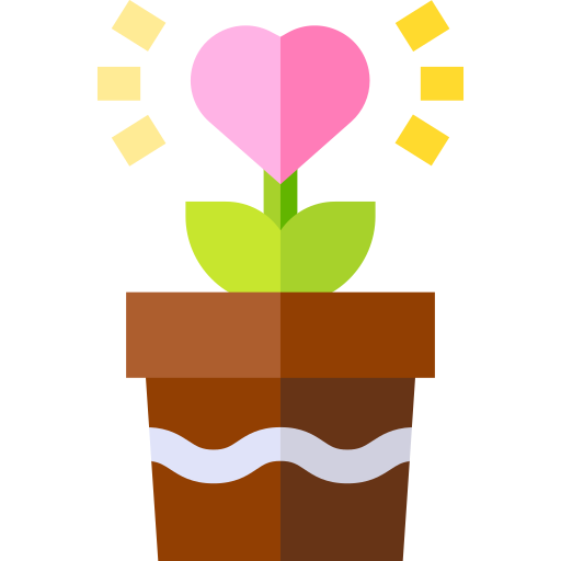 Preview for Heart-shaped-flower-pot-mothers-day-sticker-429ca