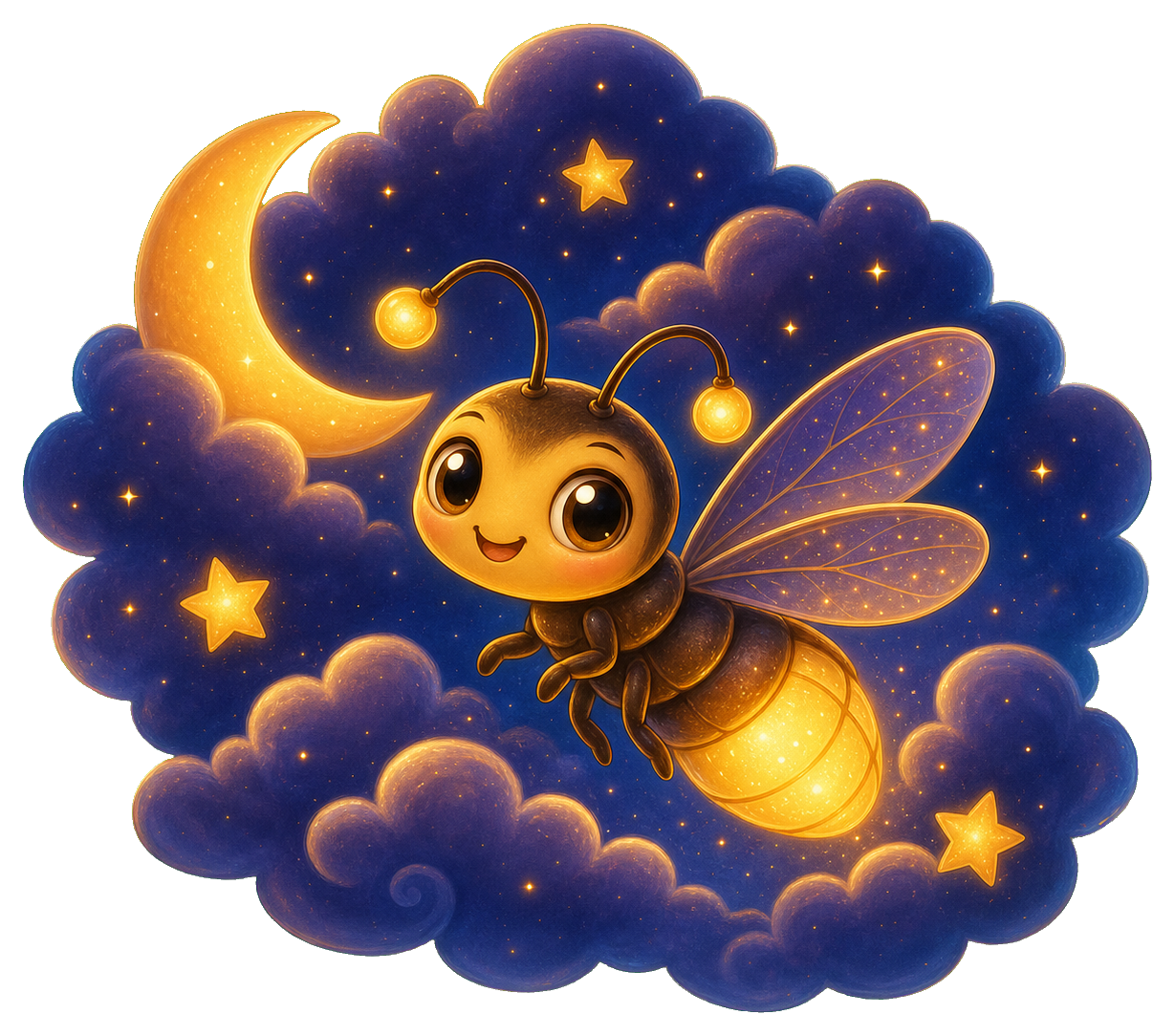 Preview for Firefly Night Cloud Sticker