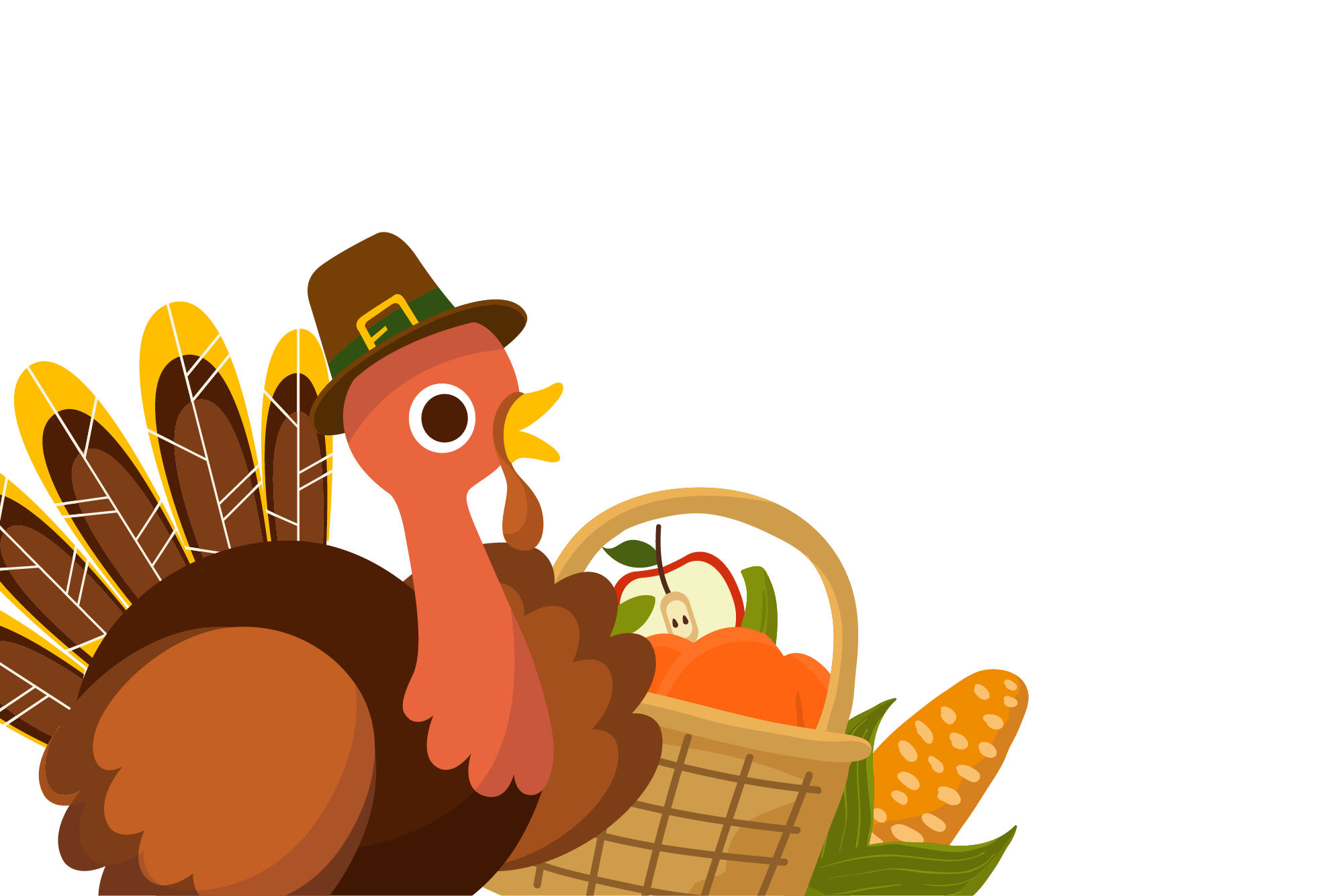 Preview for Thanksgiving-turkey-picnic-basket-sticker-f9583
