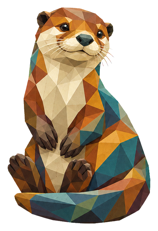 Preview for Low Poly Forest Animals Otter