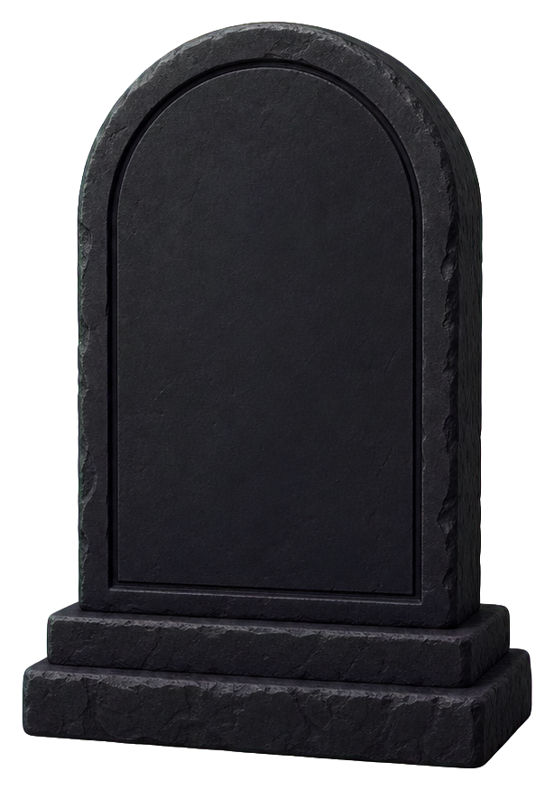 Preview for Black Tombstone Sticker