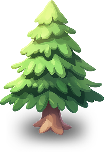 Preview for Evergreen-tree-illustration-flora-sticker-9d7c0