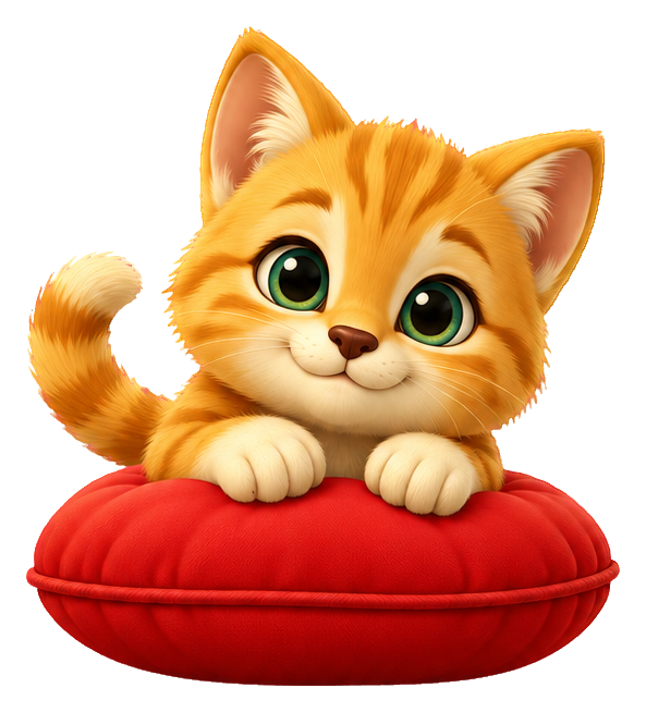 Preview for 3d Kitten Pals Ginger Peek