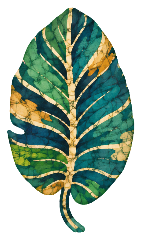 Preview for Batik Tropical Leaves Bird Of Paradise
