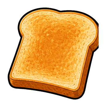 Preview for Toast Slice Sticker For Breakfast Designs