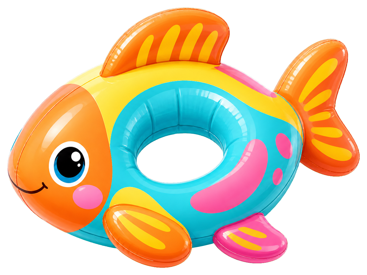Preview for Tropical Fish Float Sticker Graphic