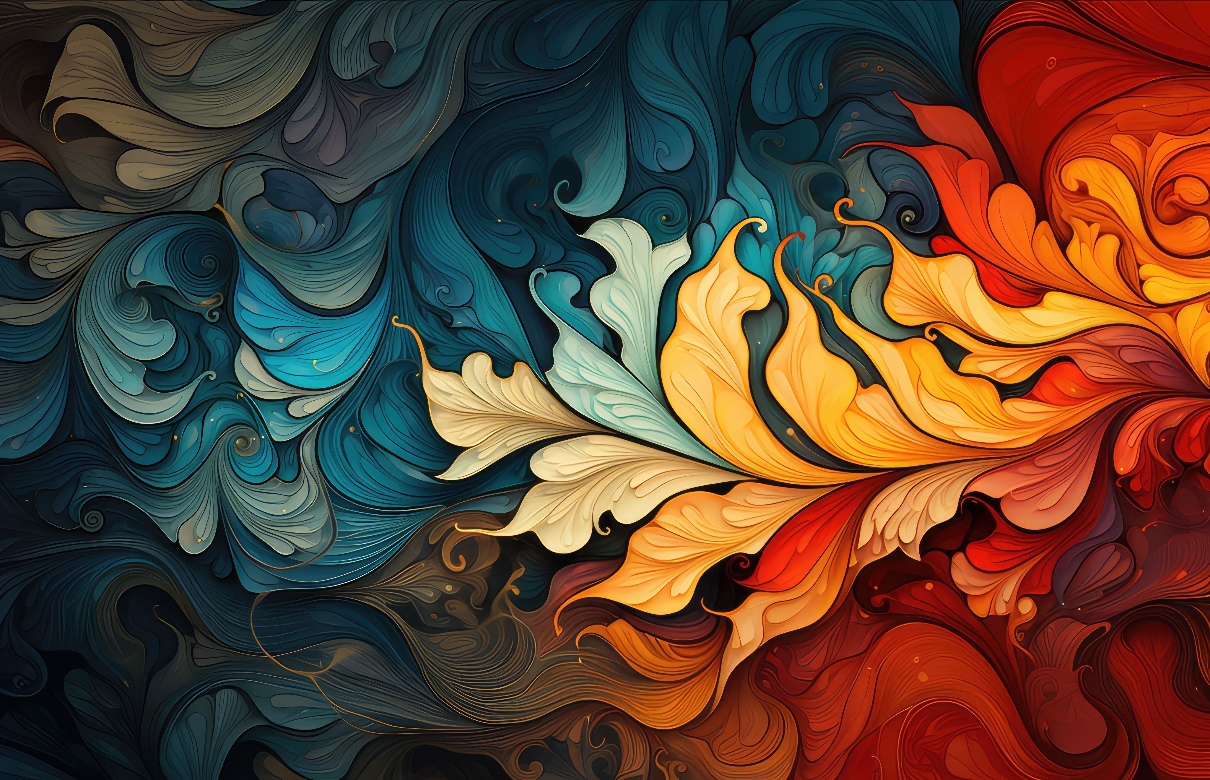 Preview for Vibrant-abstract-art-design-background-01710