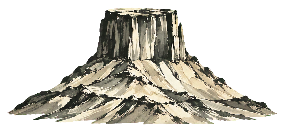 Preview for Ink Wash Mountains Butte
