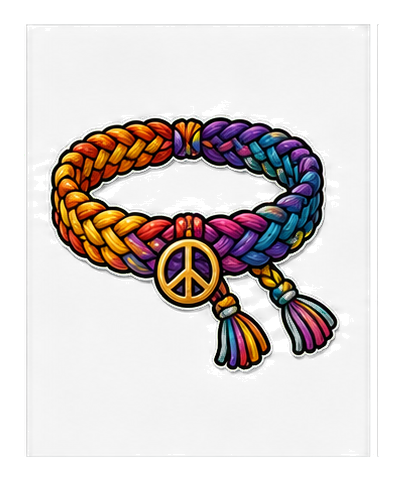 Preview for Friendship Bracelet Peace Sticker