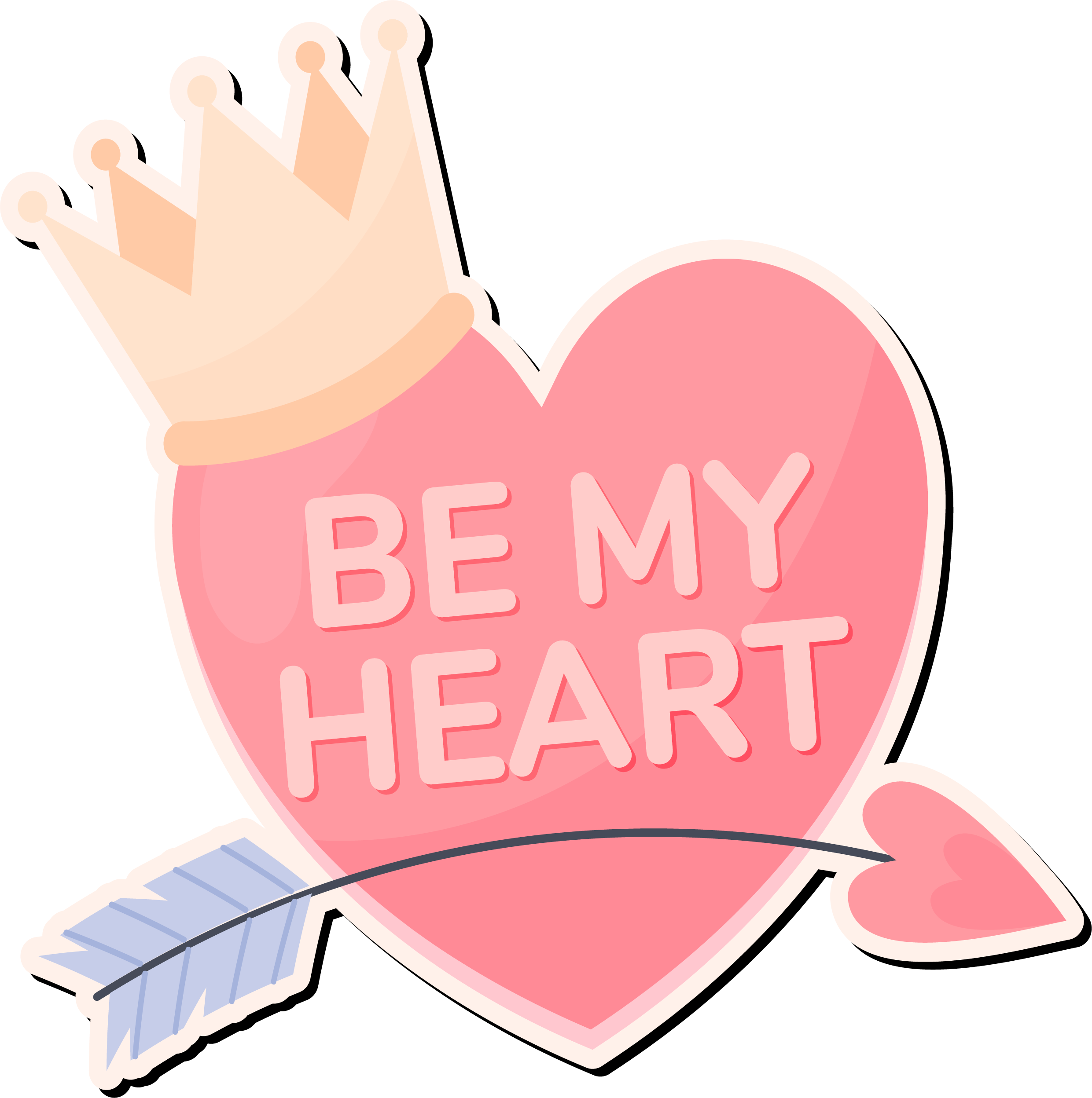 Preview for Valentines-heart-illustration-valentines-day-sticker-fa426
