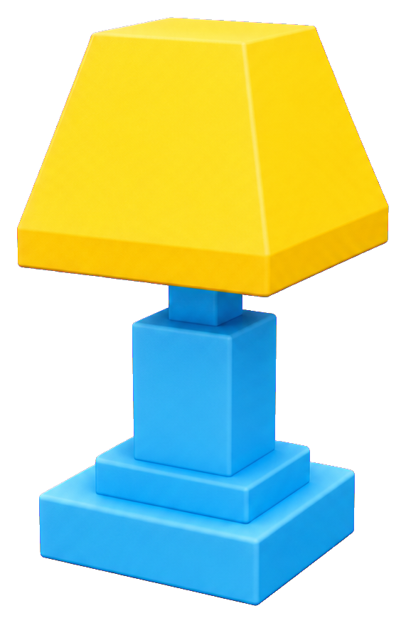 Preview for Blocky Lamp Sticker