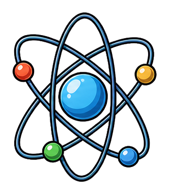 Preview for Atom Model Sticker For Science Designs