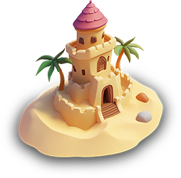 Preview for 3d-desert-castle-icon-islandobjects-sticker-c1f6e