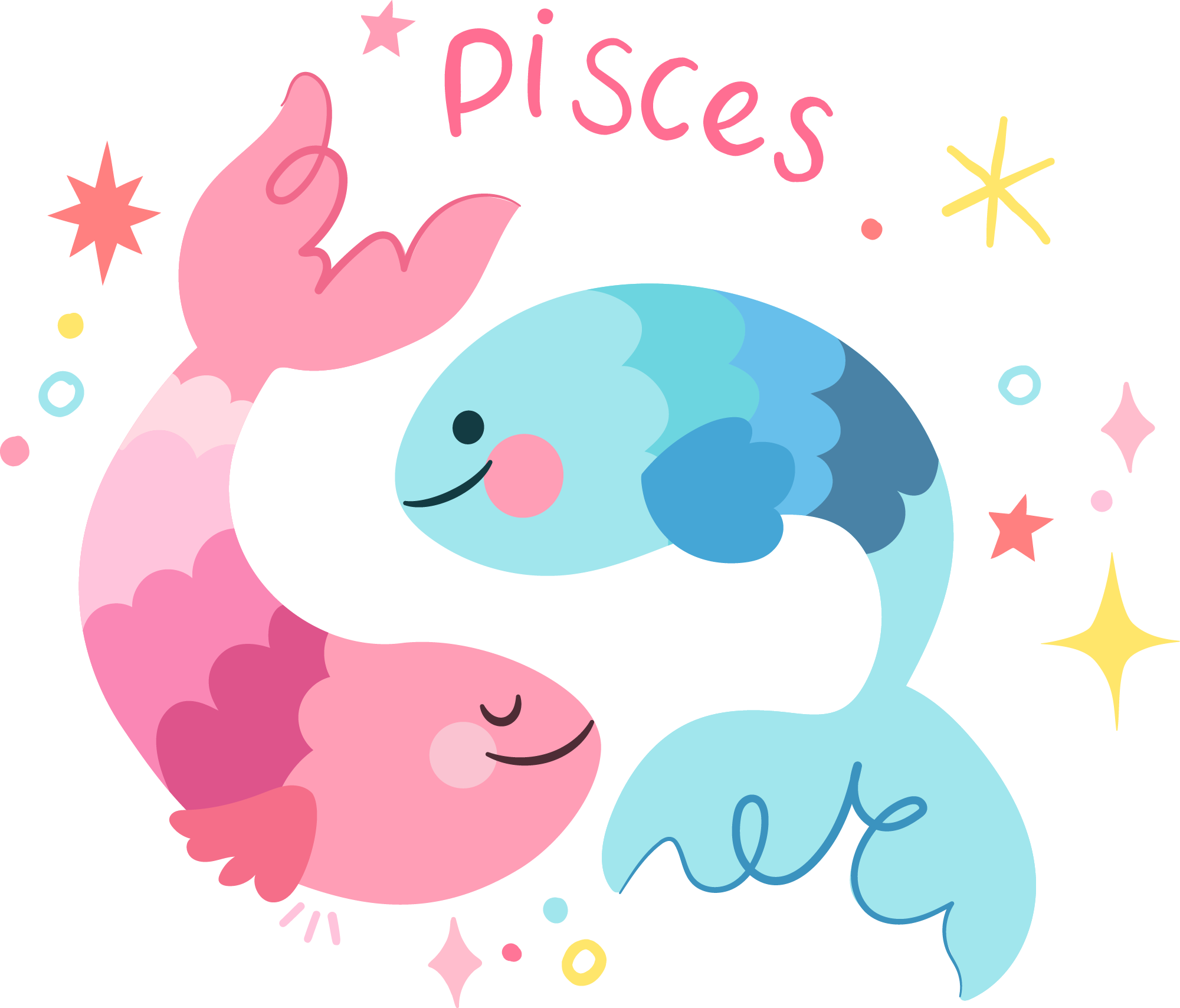 Preview for Pisces-zodiac-illustration-sticker-5f5f9