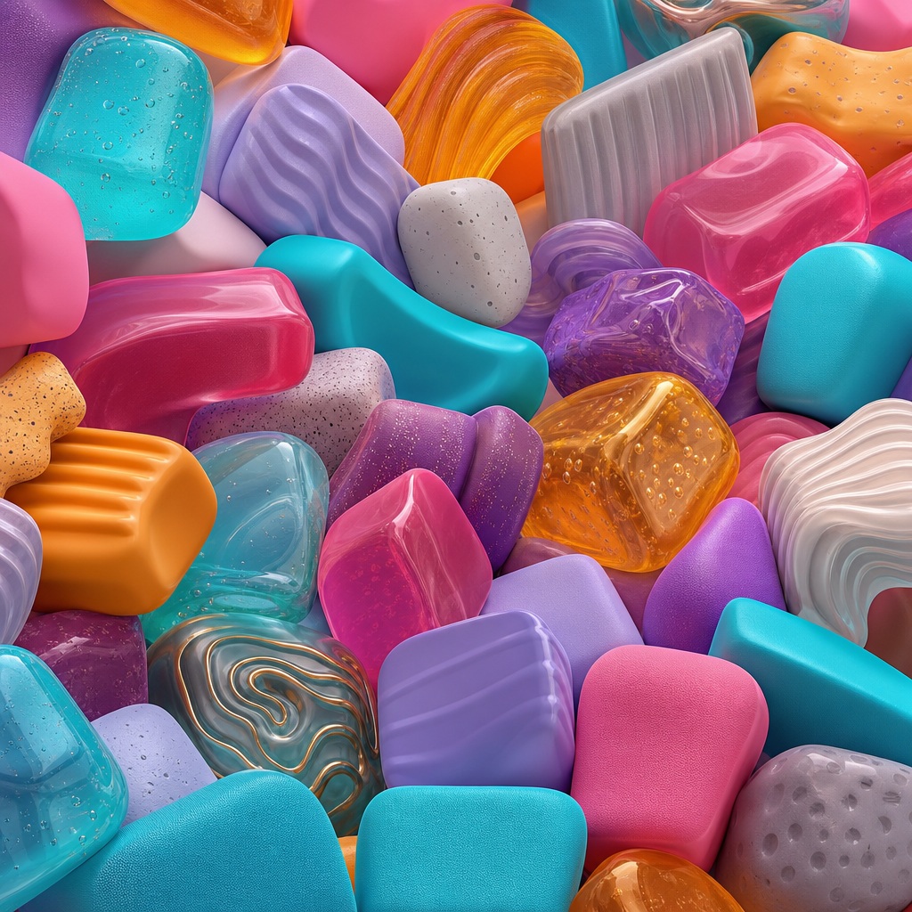Preview for Translucent Jelly Wobble Block Cascade Background