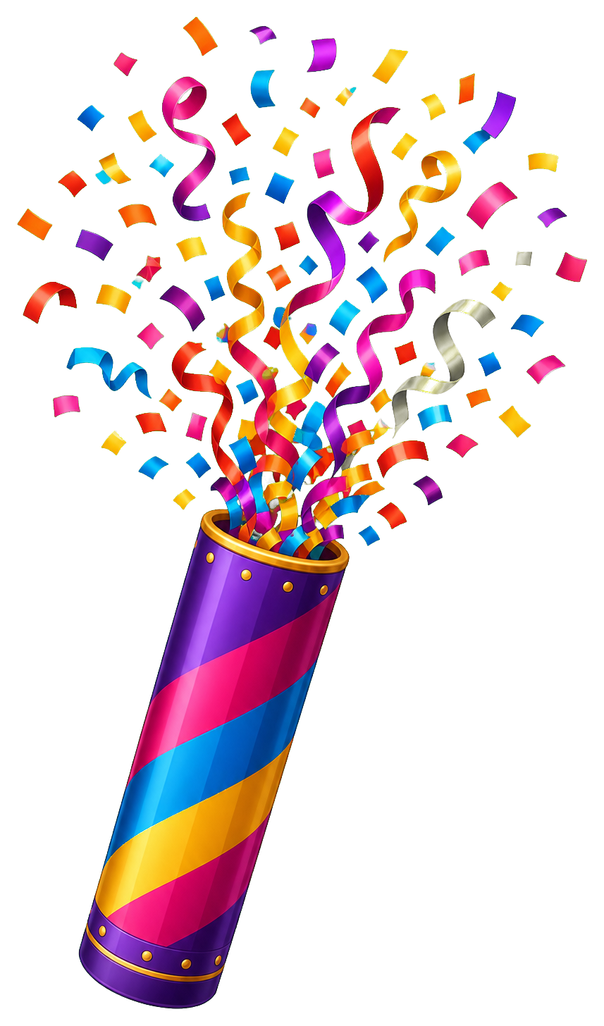 Preview for Confetti Cannon Sticker Graphic