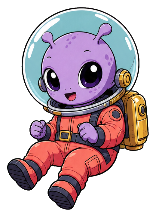 Preview for Anime Alien Creature Sticker