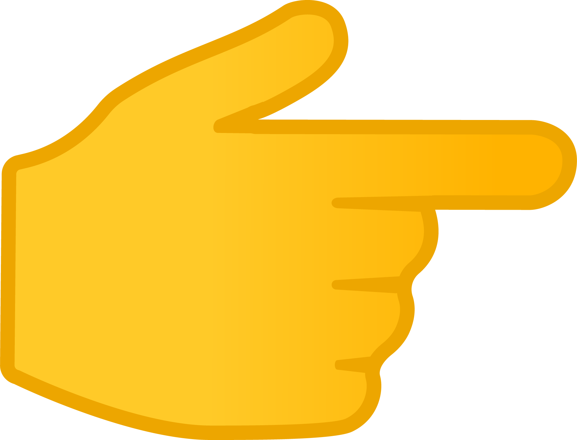 Preview for Pointing-hand-icon-emoji-hands-sticker-63cb8