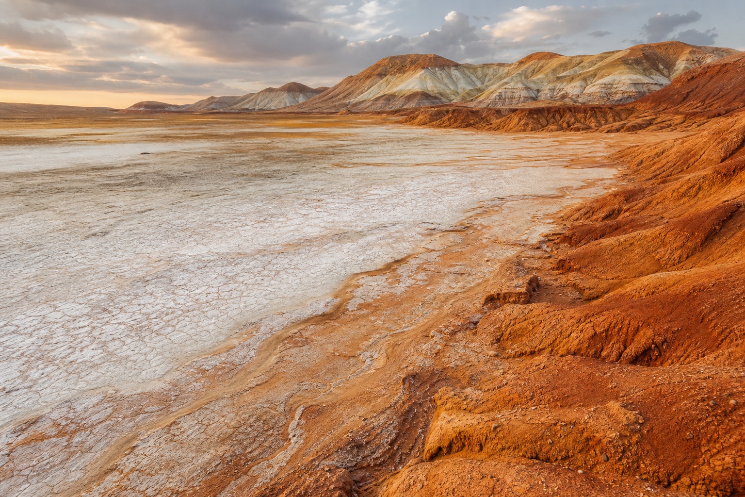 Preview for Desert Clay Landscape Background