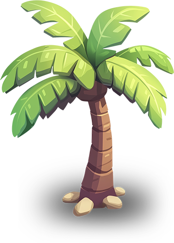 Preview for Cartoon-palm-tree-illustration-flora-sticker-5e118