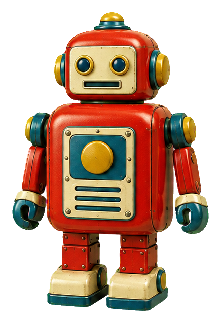 Preview for Tin Toy Robots Mailbox Body