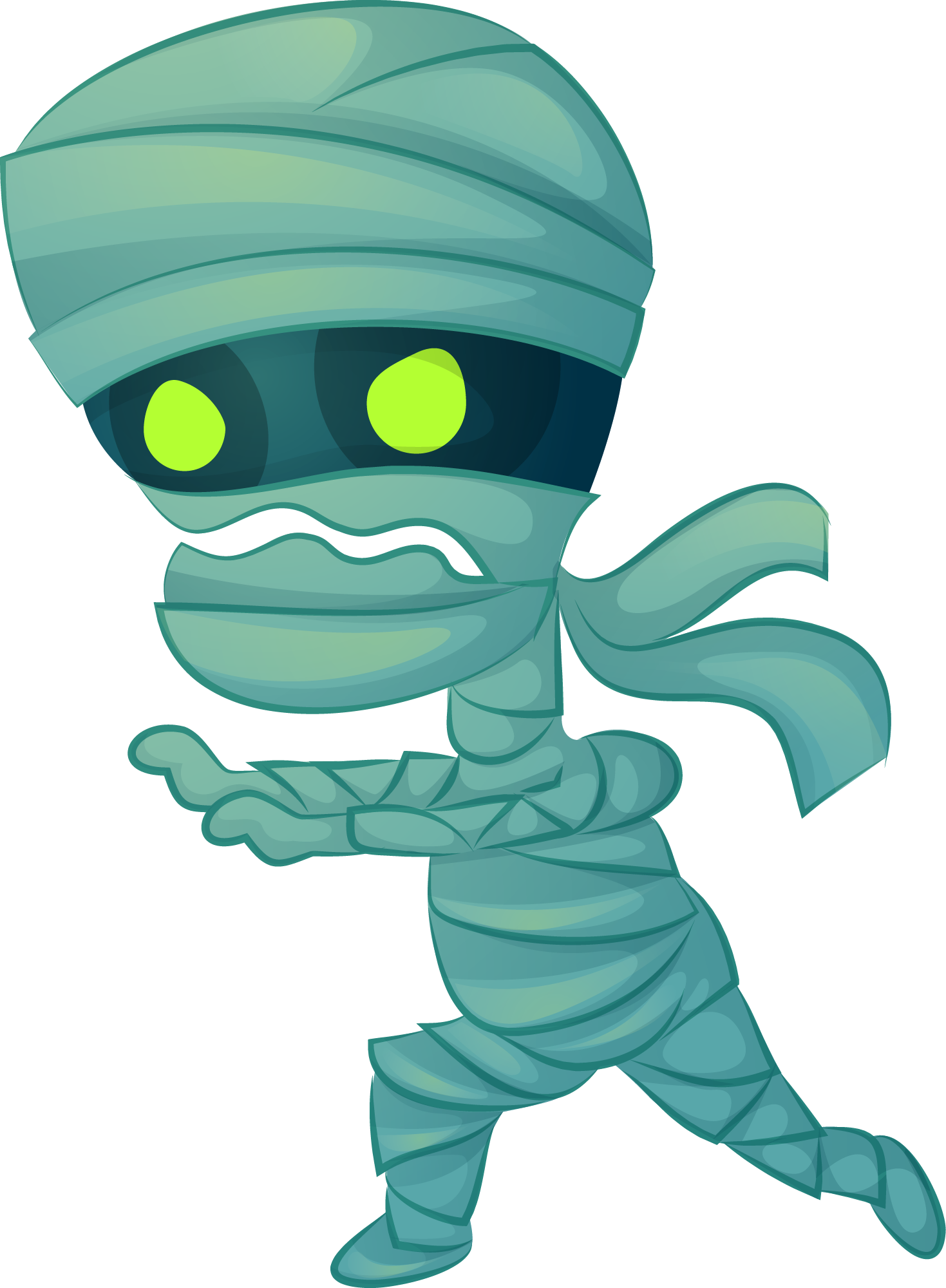 Preview for Cartoon-mummy-character-design-halloween-characters-sticker-9799b