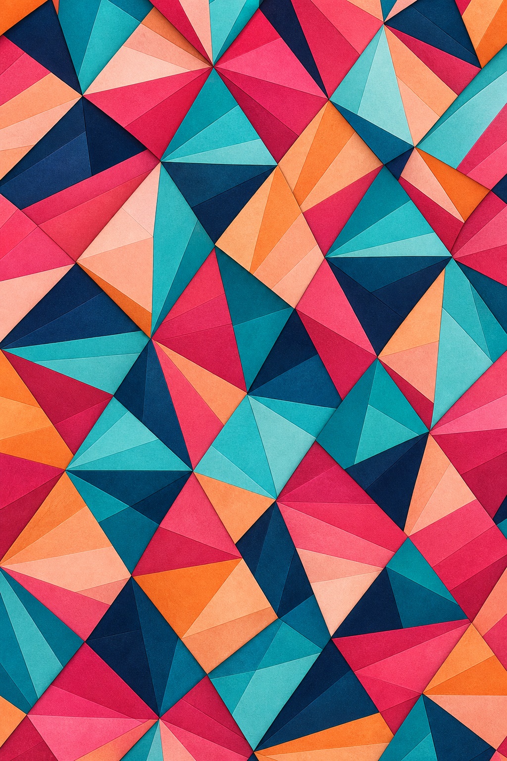 Preview for Aqua Raspberry Apricot Geometric Background