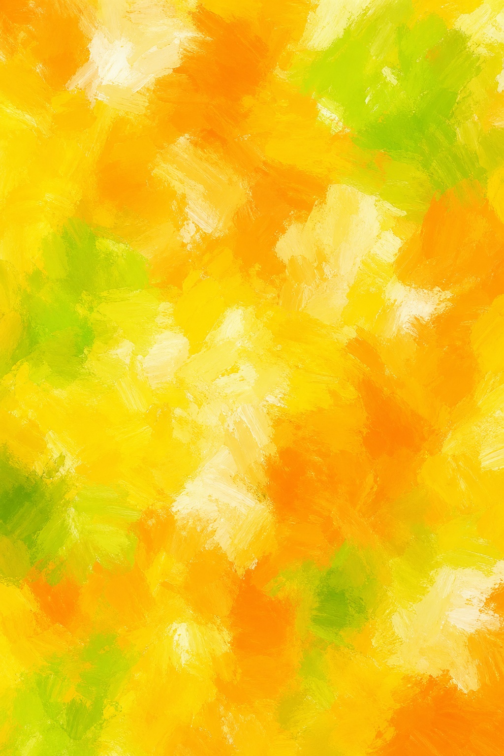 Yellow, green, and orange abstract painted texture with soft organic shapes