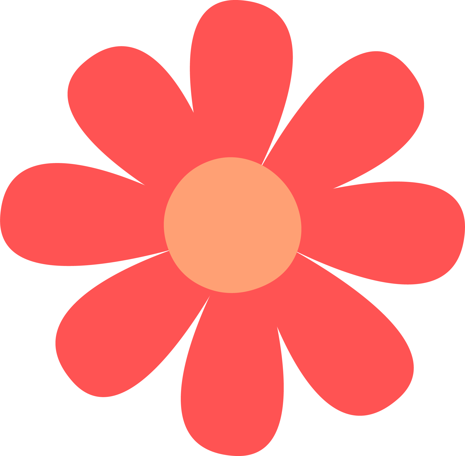 Preview for Red-flower-icon-flowers-sticker-e4f08