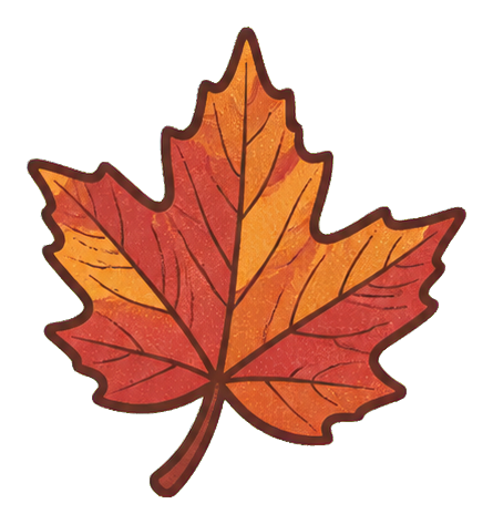Preview for Curled Maple Leaf Sticker