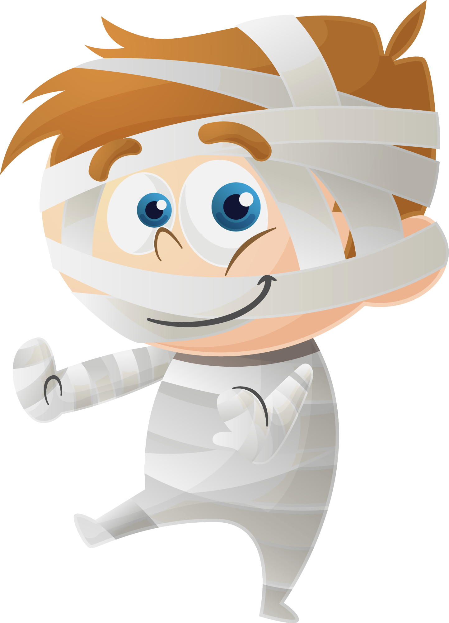 Preview for Cartoon-mummy-character-halloween-costume-sticker-77227